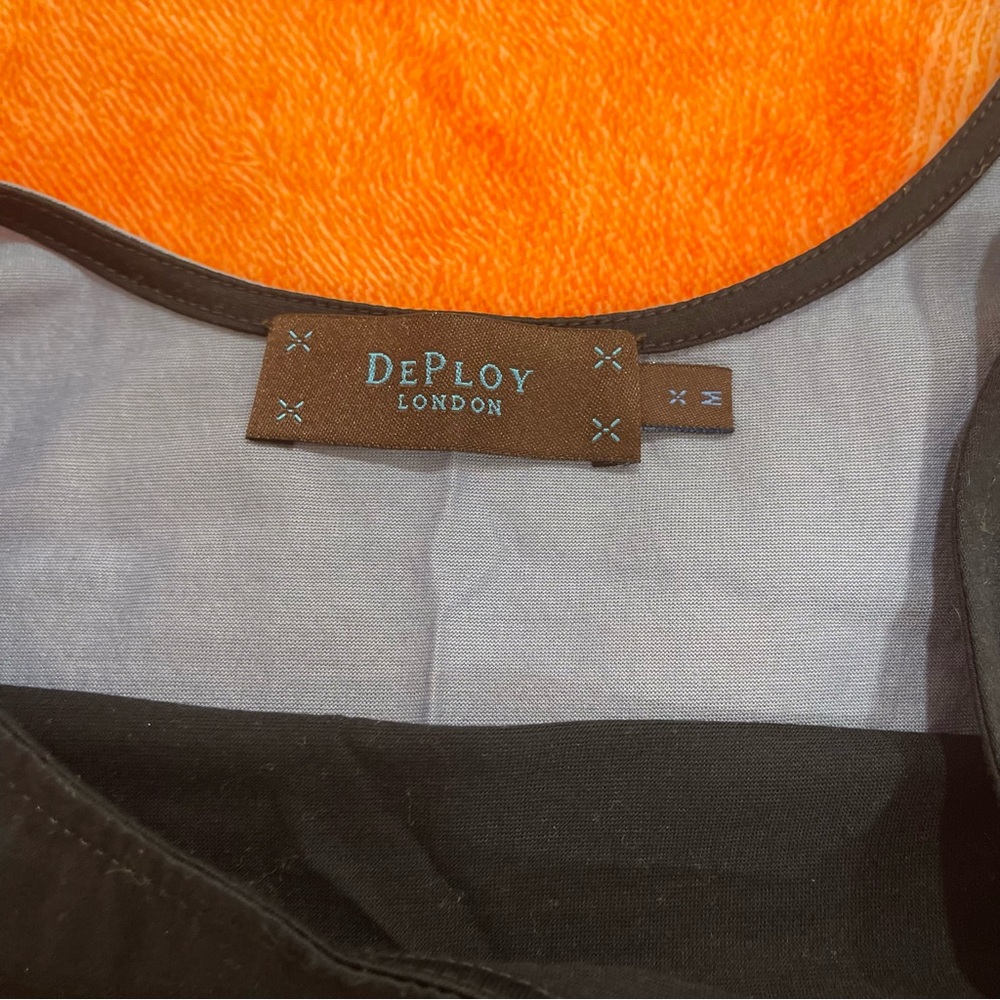 DePloy London Black Sleeveless Top marula Organic Cotton - Picture 6 of 8